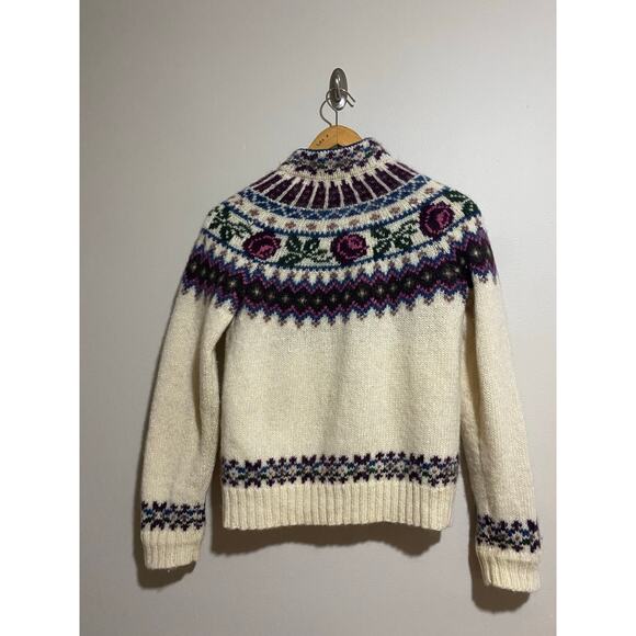 Vtg Woolrich Nordic Wool/ Mohair Sweater Small * - Picture 2 of 6